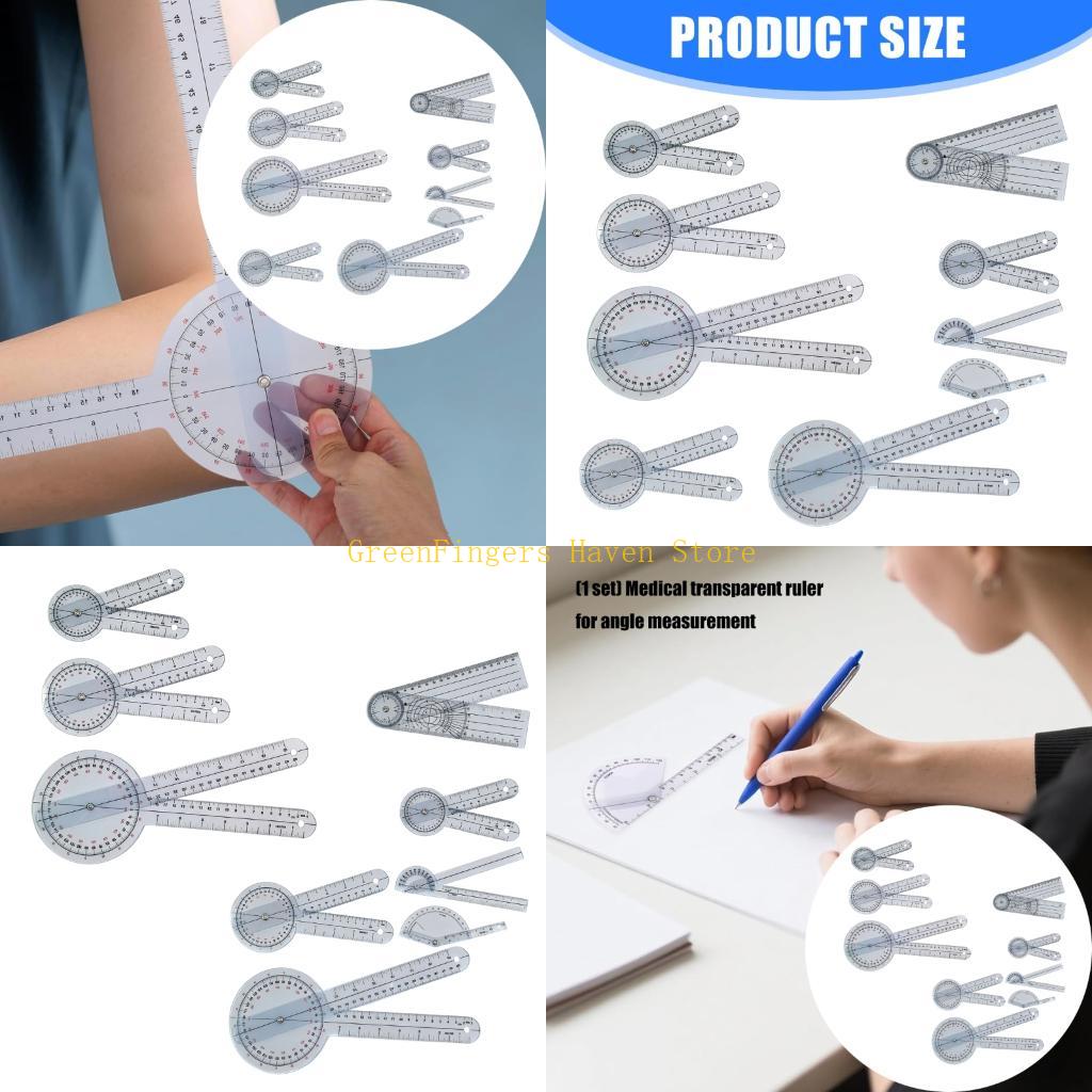 Woodworking Therapy - F68D Multifunctional Transparent Measuring Device For