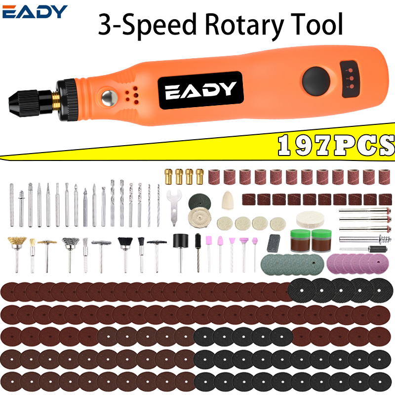 Woodworking Basic Tools - USB Cordless Rotary Tool Kit –