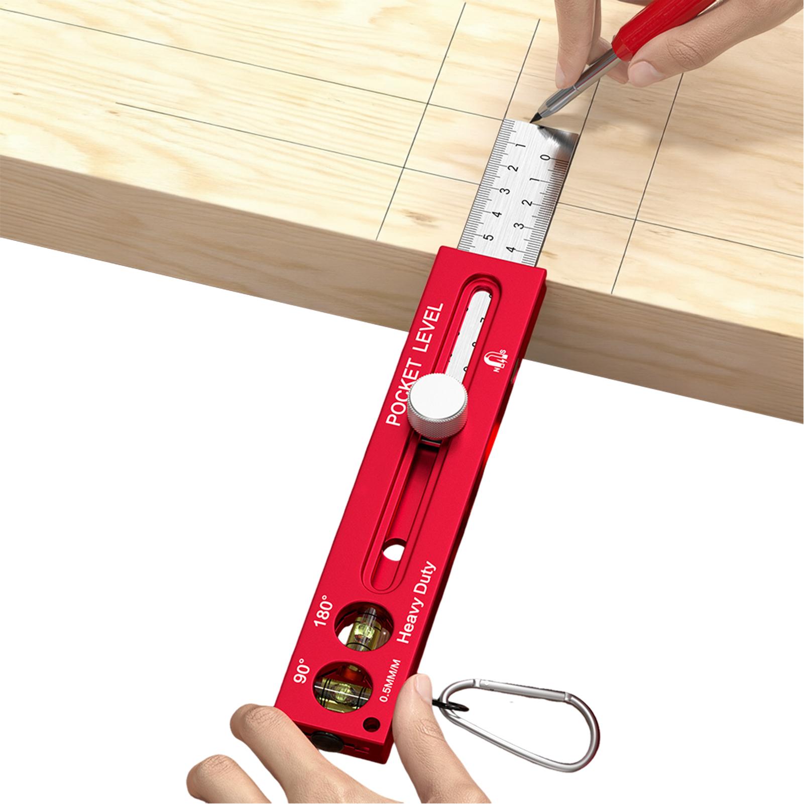 Woodworking Carpenter - Woodworking Measuring Tools Magnetic Horizontal Template