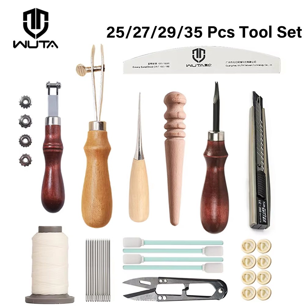 Woodworking Basic Tools - WUTA Professional Leather Craft Tools Kit