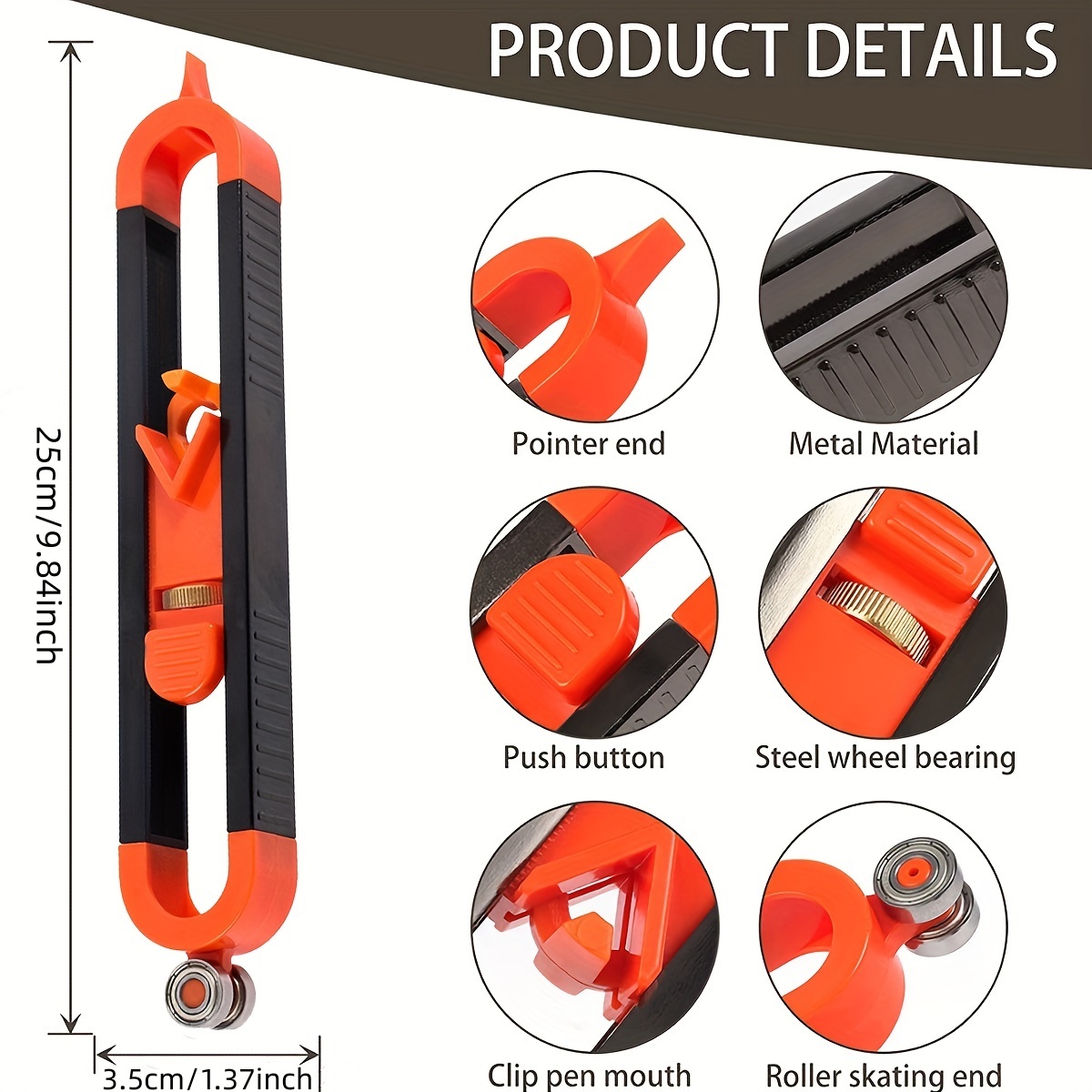 Contour Gauge Scribing Tool, P - Woodworking Basic Tools review and price