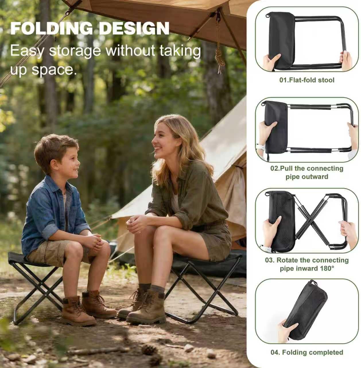 GMOX Camping Stool Portable Ch - Woodworking Outdoor Furniture review and price
