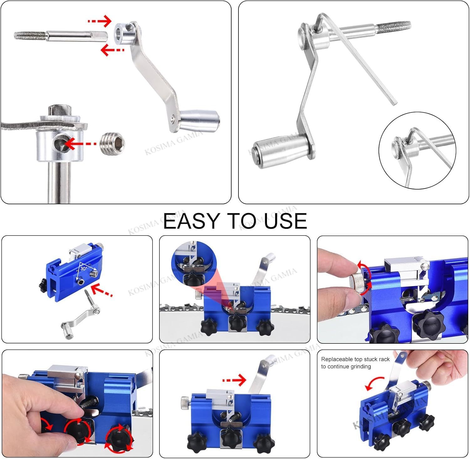Portable Manual Chain Saw Blad - Woodworking Basic Tools review and price