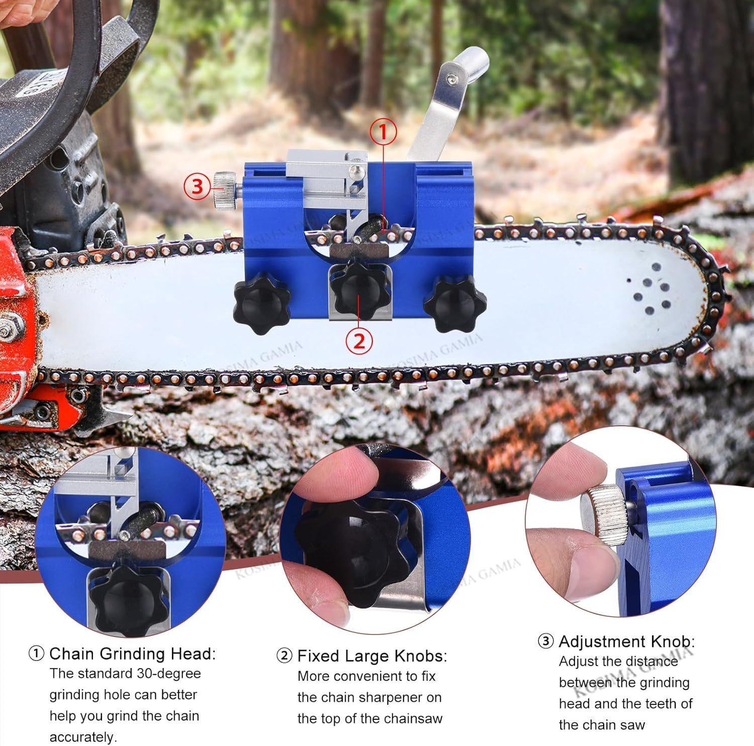 Portable Manual Chain Saw Blad - Woodworking Basic Tools review and price
