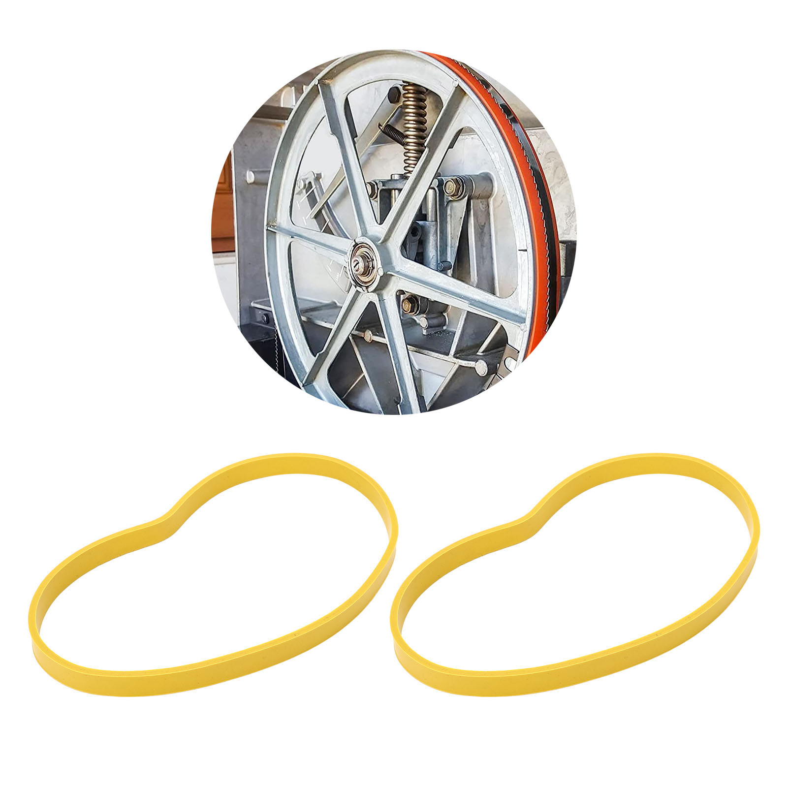 2PCS Bandsaw Bands Rubber Tire - Woodworking Bandsaw review and price