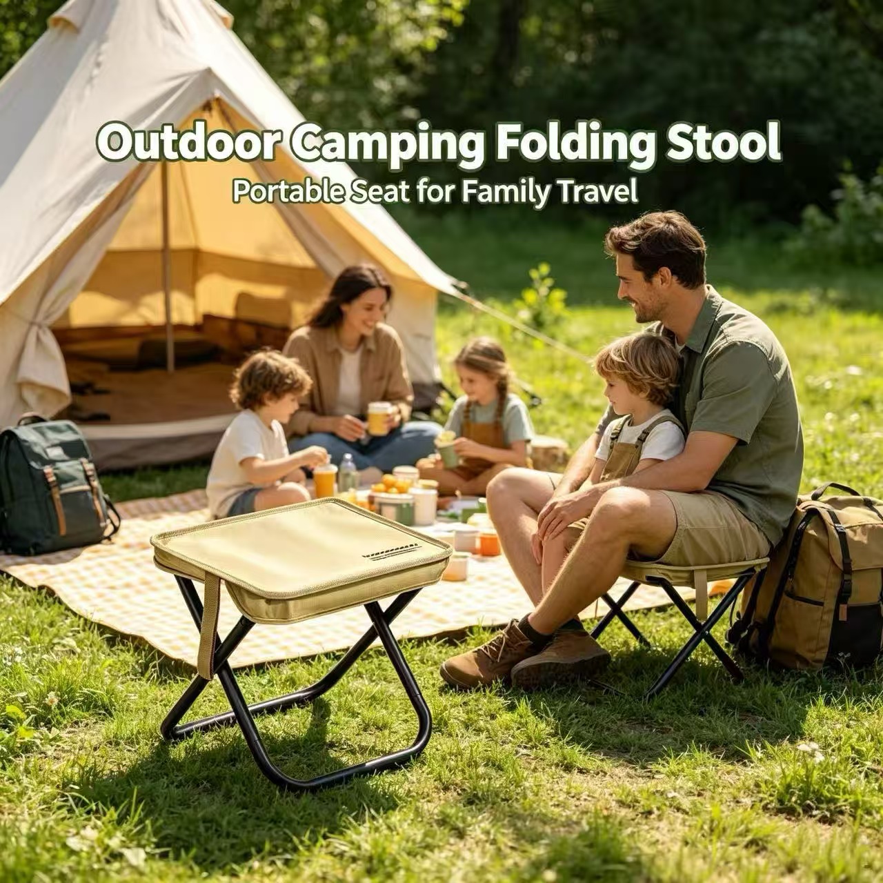 Magza Portable Folding Stool U - Woodworking Outdoor Furniture review and price