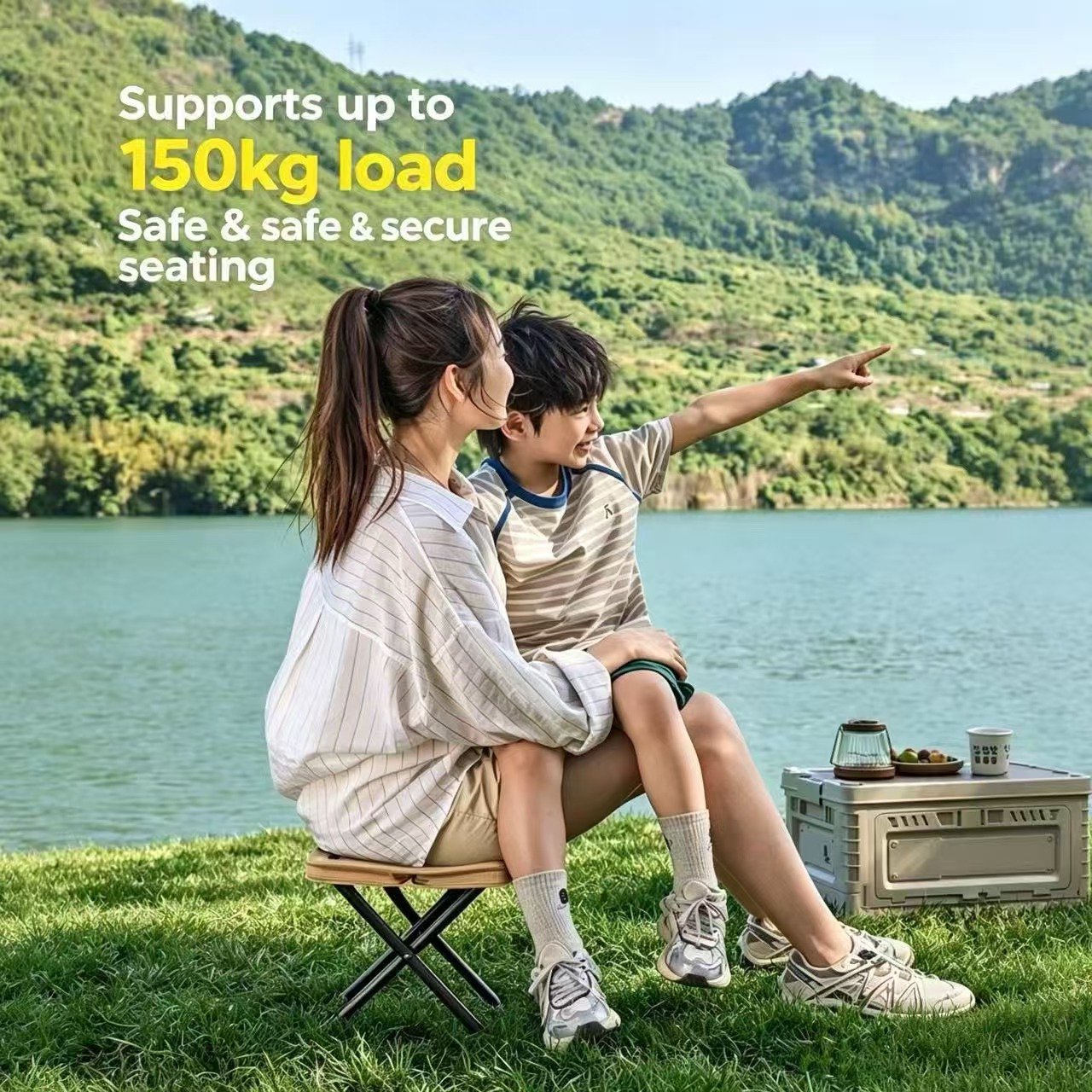 Magza Portable Folding Stool U - Woodworking Outdoor Furniture review and price