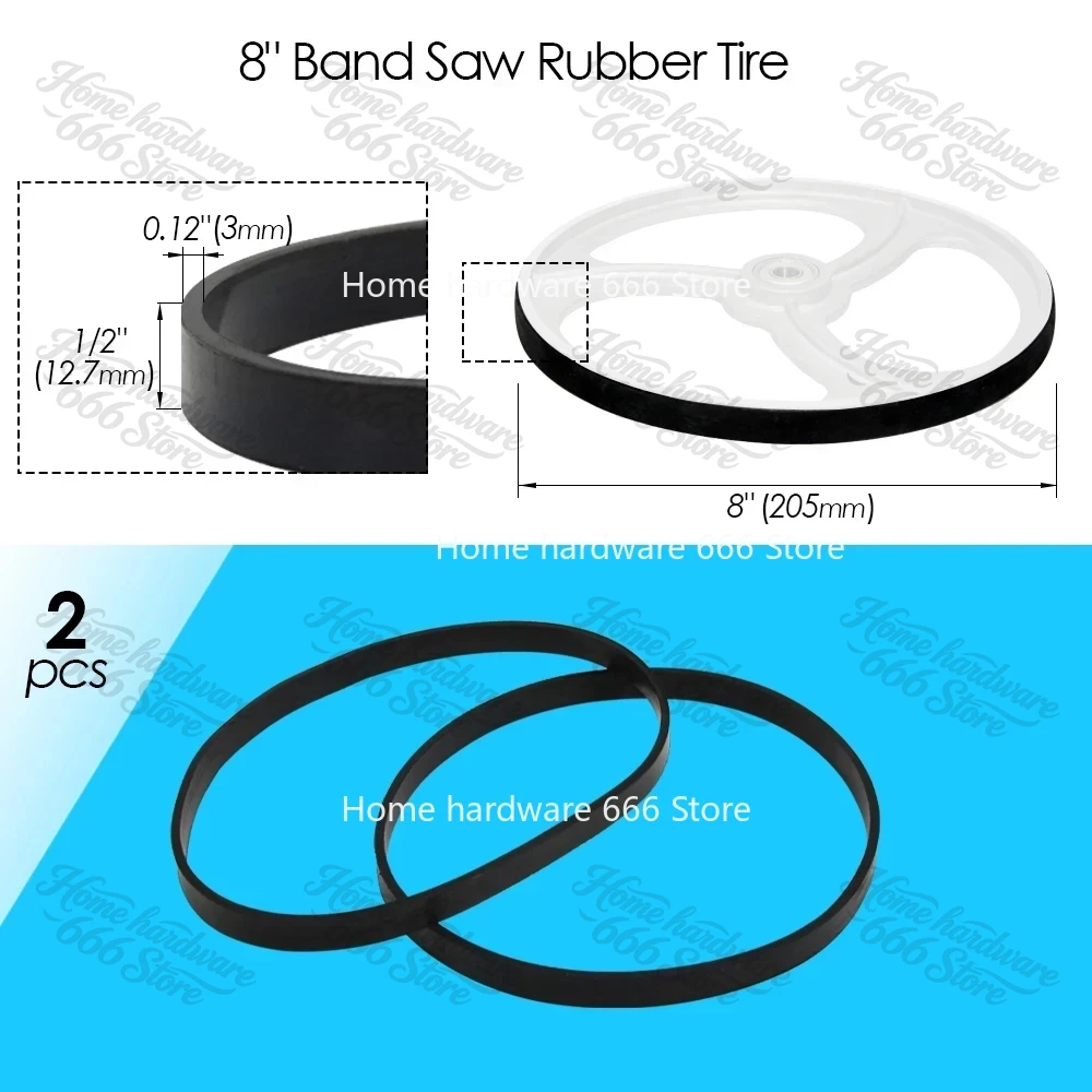 2pcs Bandsaw Rubber Band for 8 - Woodworking Bandsaw review and price