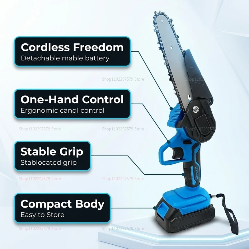 6 Inch Cordless Electric Chain - Woodworking Yard Projects review and price