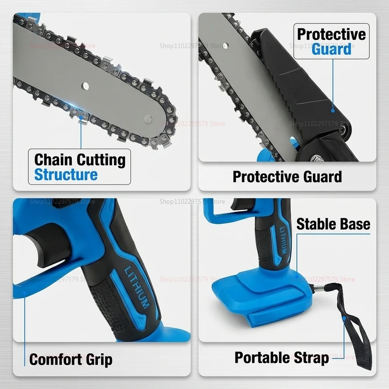 6 Inch Cordless Electric Chain - Woodworking Yard Projects review and price