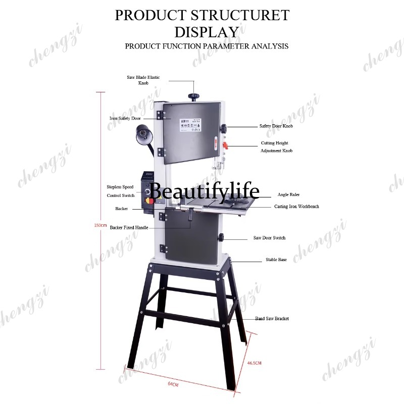 A81 10 Inch Vertical Band Saw  - Woodworking Bandsaw review and price
